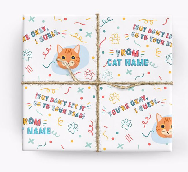 You're Okay: Personalized {breedCommonName} Wrapping Paper